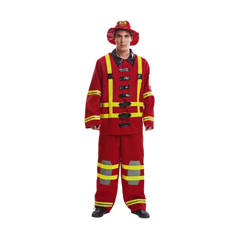 Kostuums voor Volwassenen My Other Me Brandweerman (3 Onderdelen)