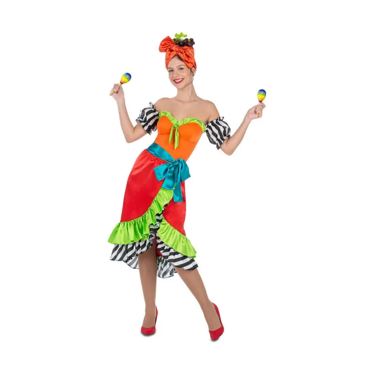 Kostuums voor Volwassenen My Other Me Rumba danseres (5 Onderdelen)