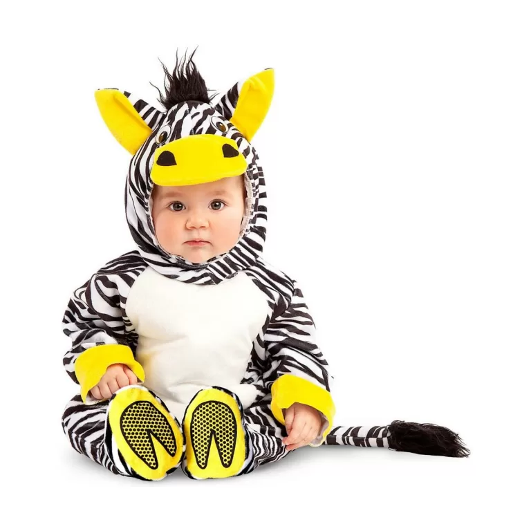 Kostuums voor Baby's My Other Me Zebra 0-6 Maanden (3 Onderdelen)