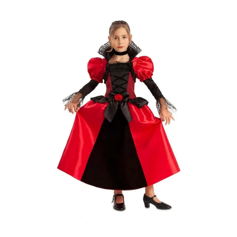 Kostuums voor Kinderen My Other Me Rood Zwart Vampiress (2 Onderdelen)