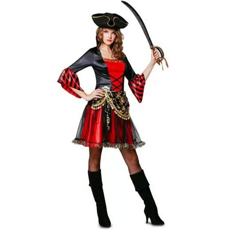 Kostuums voor Volwassenen My Other Me Piraat Rood