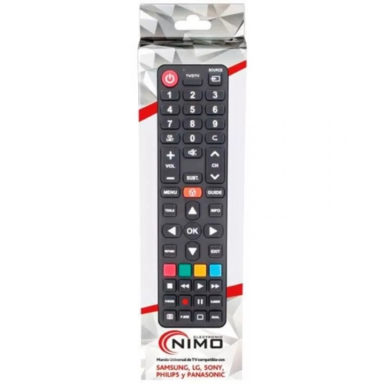 Universele afstandsbediening NIMO Zwart LG