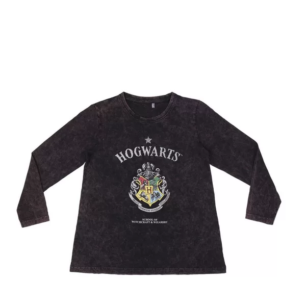 Shirt met lange mouwen voor kinderen Harry Potter Donker grijs
