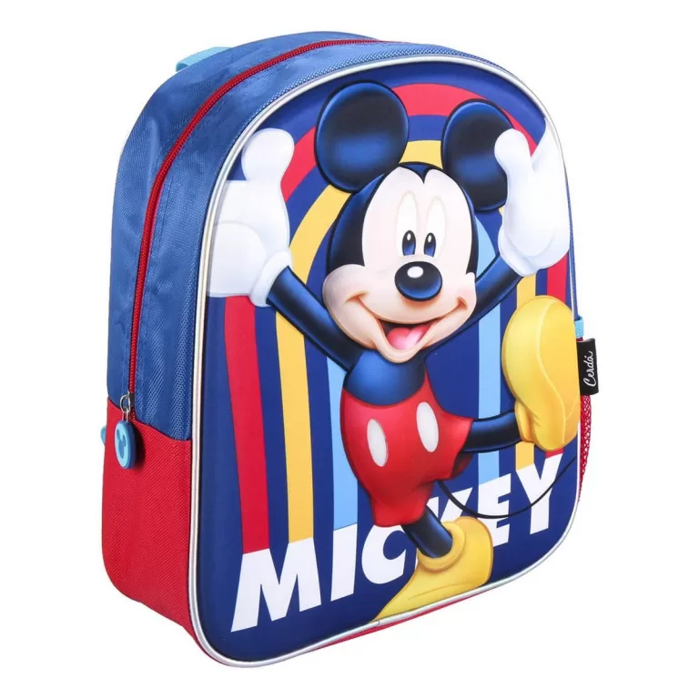 Schoolrugzak Mickey Mouse Donkerblauw (25 x 31 x 10 cm)