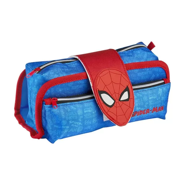 Schoolpennenzak Spiderman Blauw (22 x 12 x 7 cm)