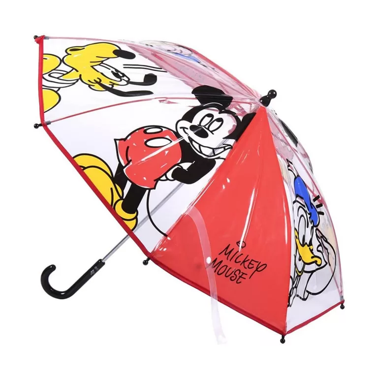 Paraplu Mickey Mouse Rood (Ø 66 cm)