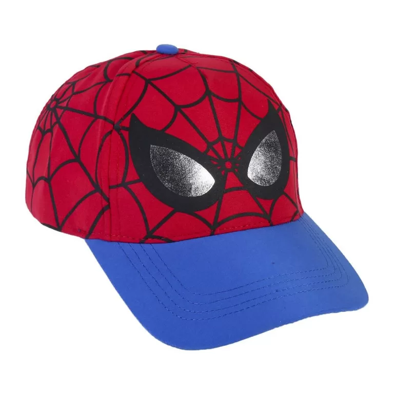 Kinderpet Spiderman Blauw Rood (53 cm)