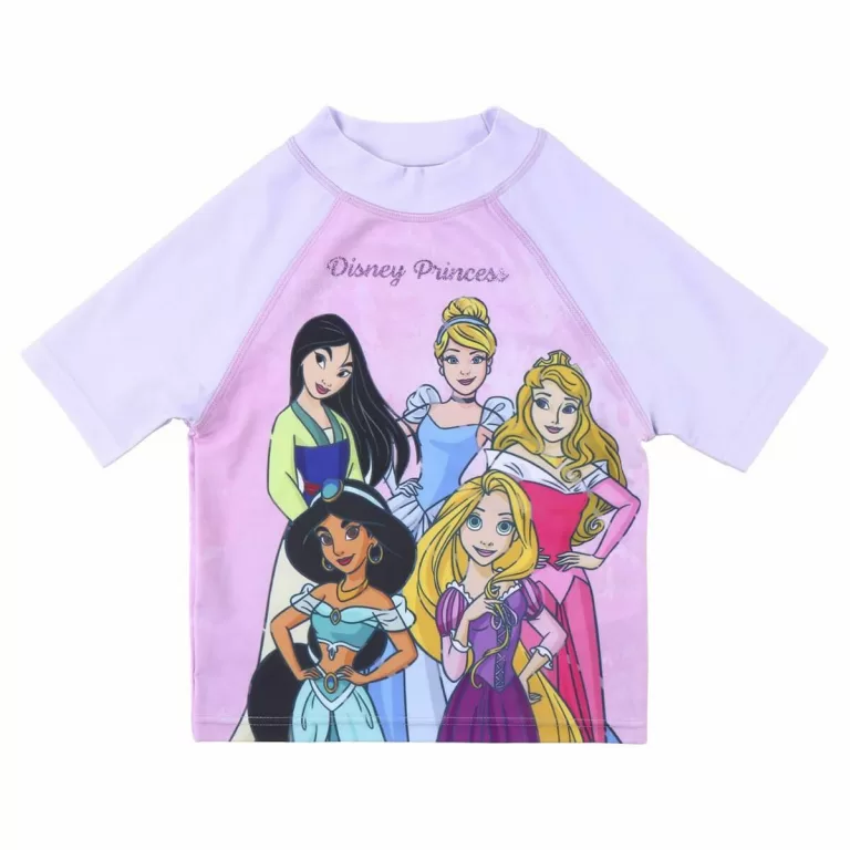 Bad t-shirt Princesses Disney Roze Licht Roze