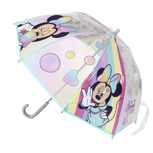 Paraplu Minnie Mouse Ø 71 cm Turkoois