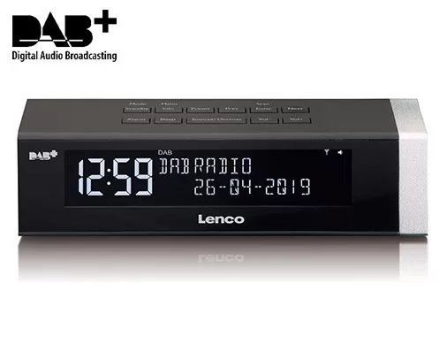Lenco CR-630 Klokradio DAB+ Alarm Zwart
