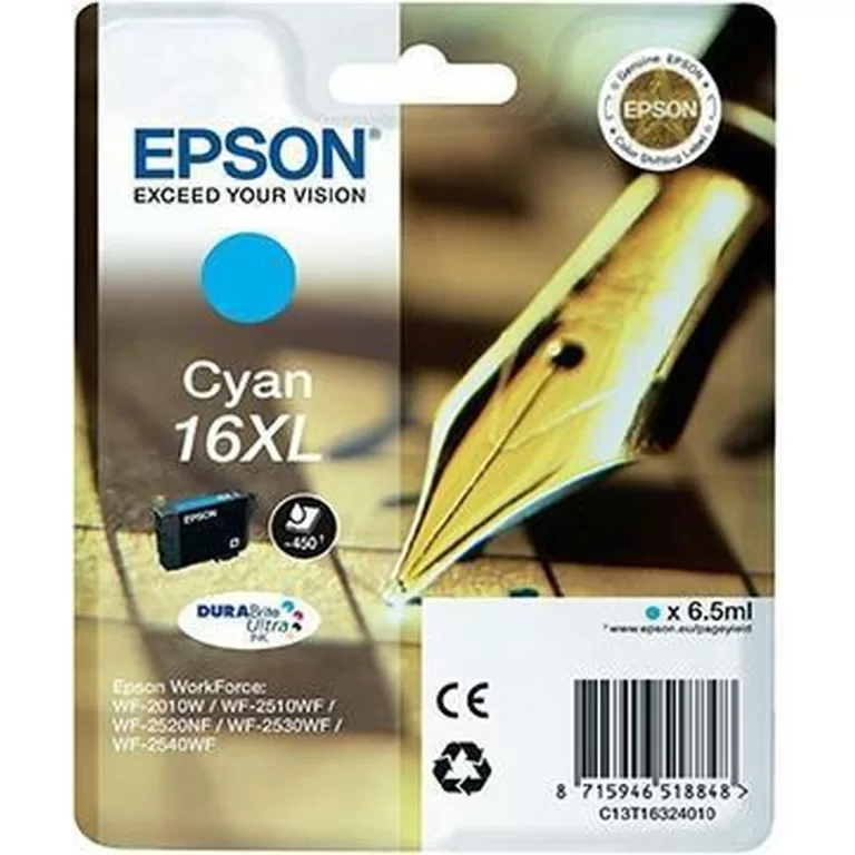 Originele inkt cartridge Epson 16XL Cyaan
