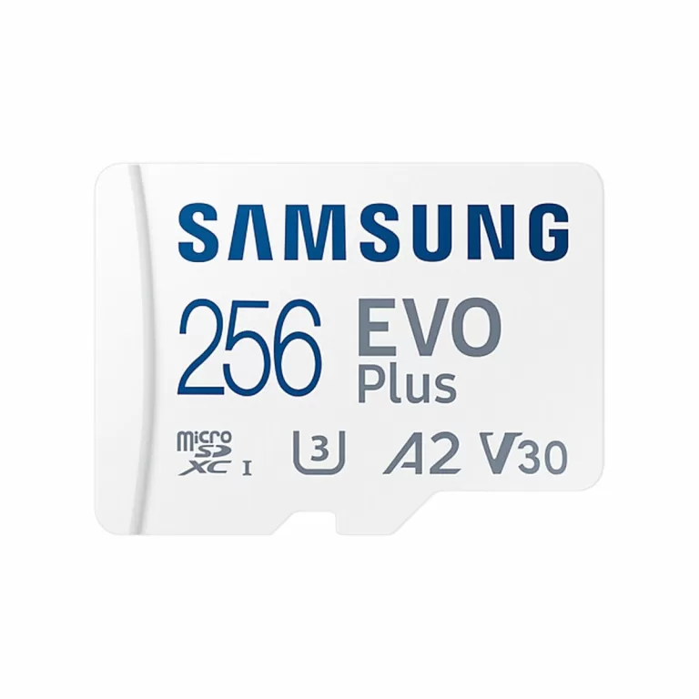 Micro SD geheugenkaart met adapter Samsung EVO Plus 256 GB