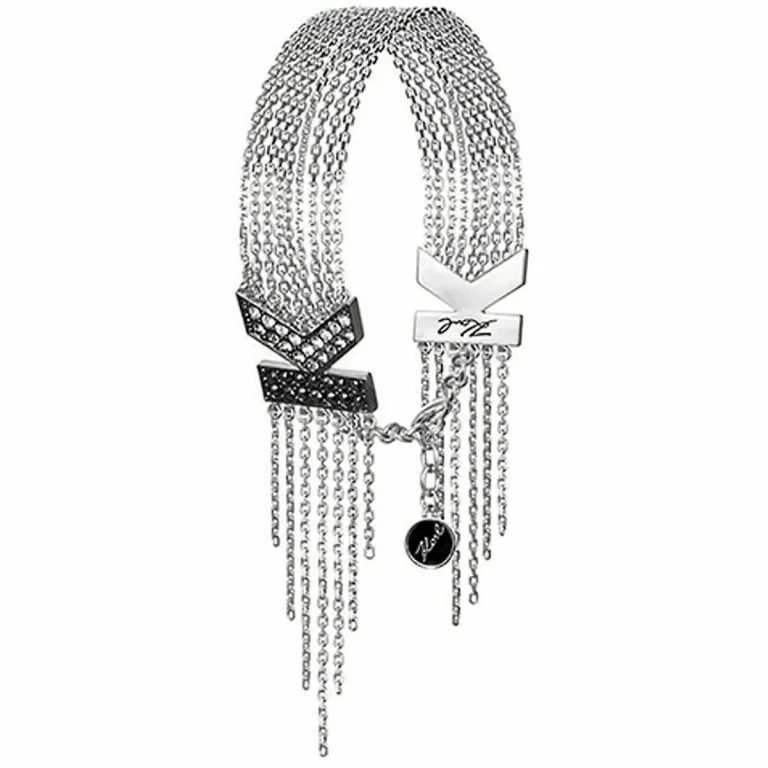Armband Dames Karl Lagerfeld 5448354 Grijs Roestvrij staal (20 cm)