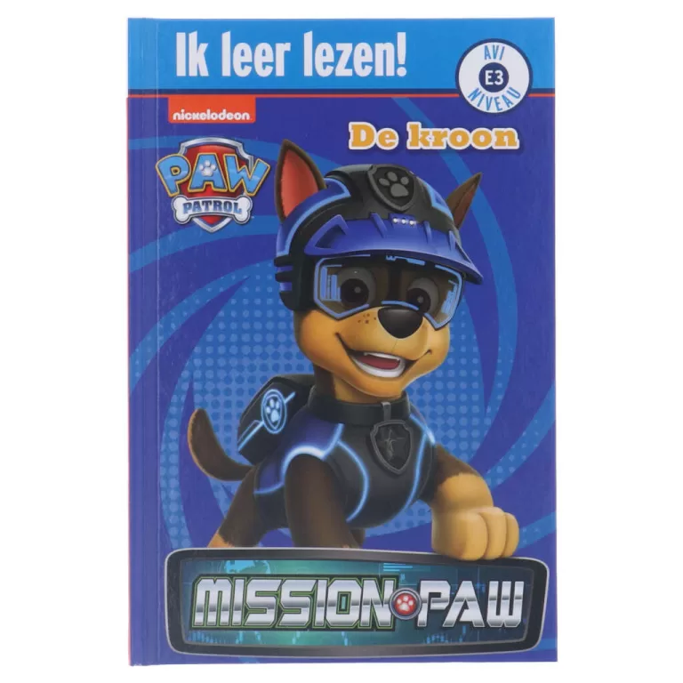 Paw Patrol Boek AVI E3 Ik Leer Lezen Mission Paw De Kroon