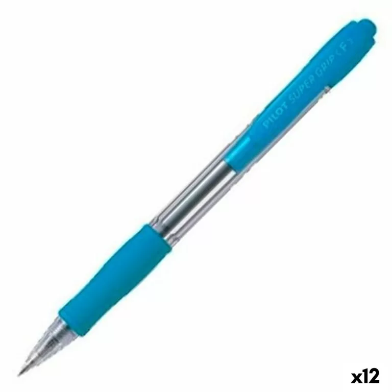 Pen Pilot Supergrip Licht Blauw 0