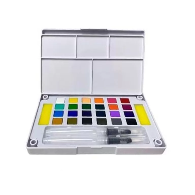 Set voor Aquarelschilderijen Alex Bog POCKETBOX ARTIST 26 Onderdelen Multicolour