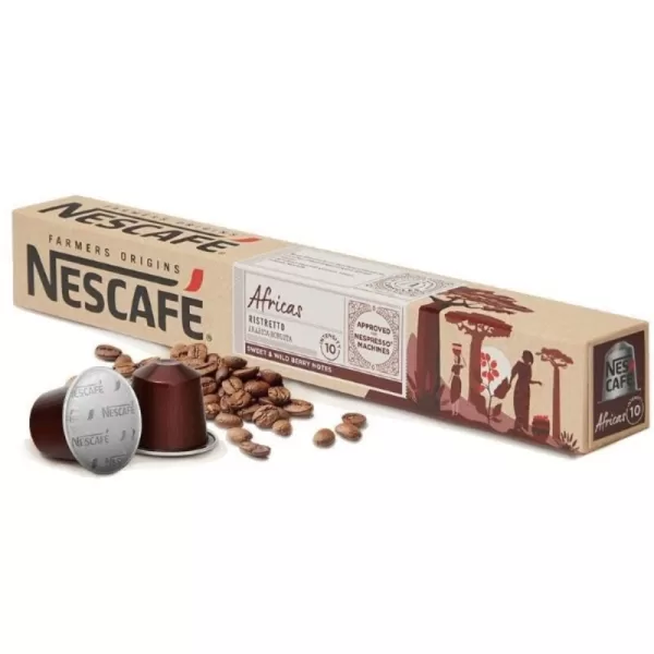 Koffiecapsules FARMERS ORIGINS Nescafé AFRICAS (10 uds)