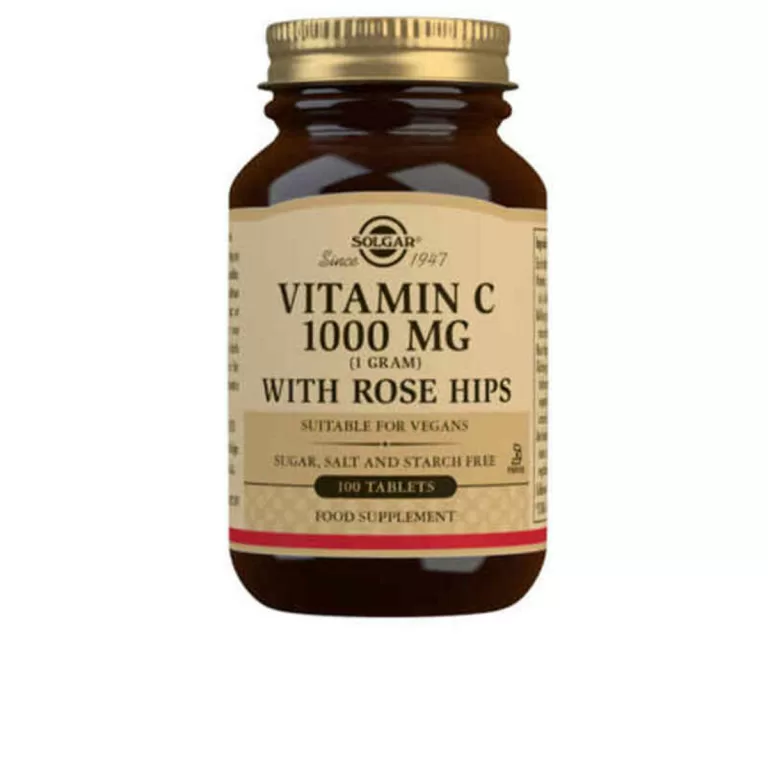 Rozenbottels + Vitamine C Solgar Rose Hips C (100 uds)