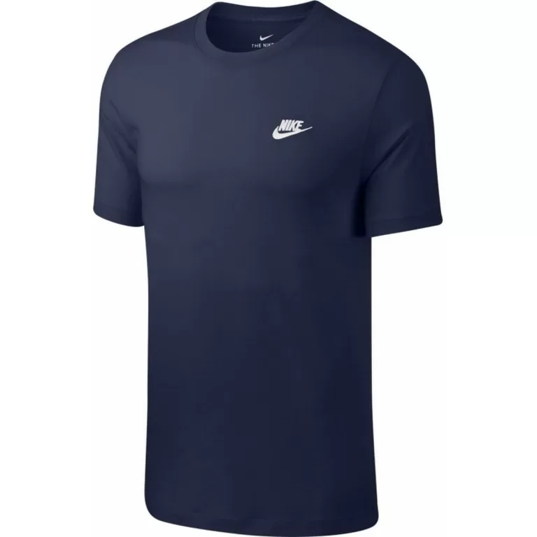 Heren-T-Shirt met Korte Mouwen Nike AR4997-410 Navy
