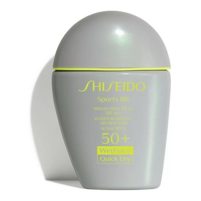 Hydraterende Crème met Kleur Shiseido WetForce Quick Dry Sports Medium Medium Huidskleur Spf 50 (30 ml) (Medium)