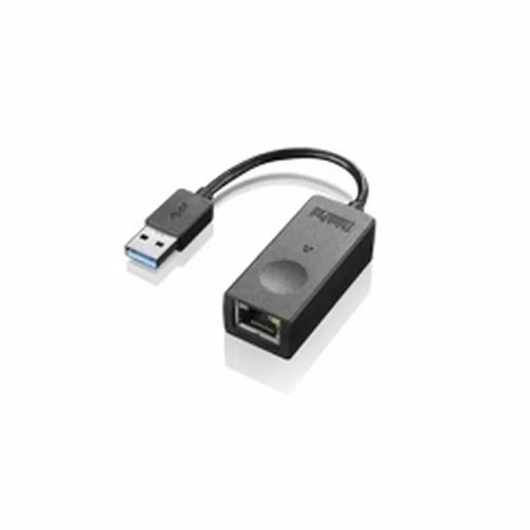 Adapter Ethernet naar USB Lenovo 4X90S91830 USB 3.0 Zwart