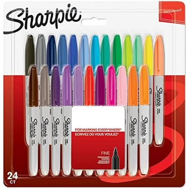 Set Viltstiften Sharpie 24 Onderdelen Permanent Multicolour 0