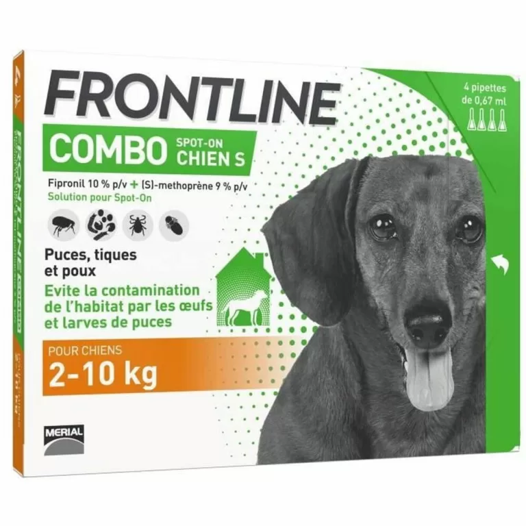 Pipet voor honden Frontline Combo 2-10 Kg 4 Stuks