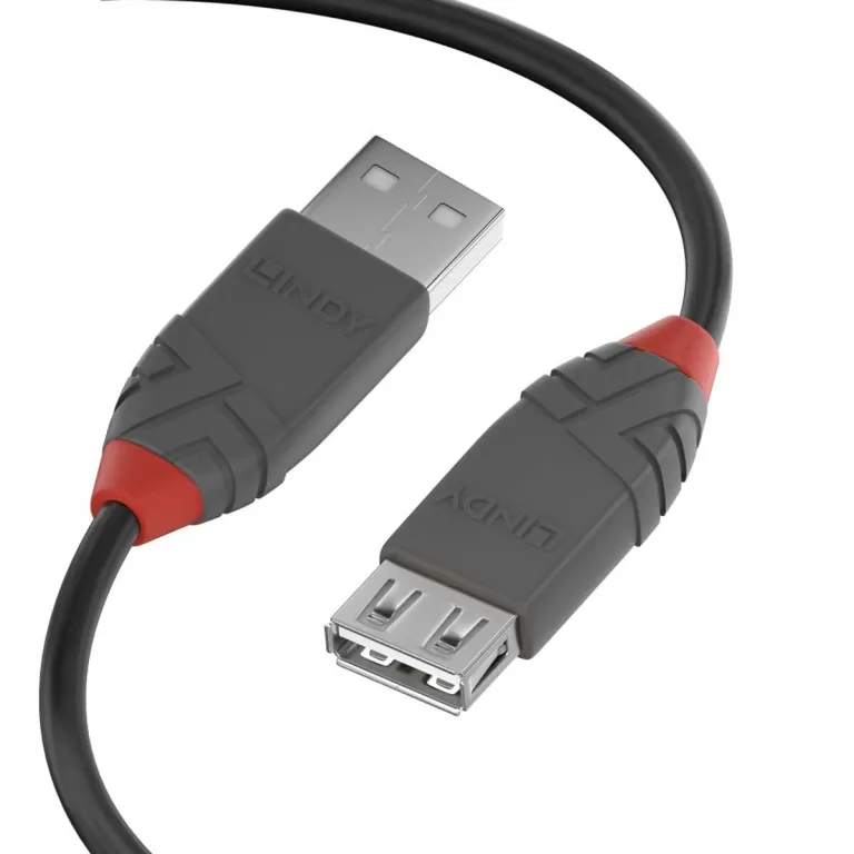 USB-kabel LINDY 36704 Zwart