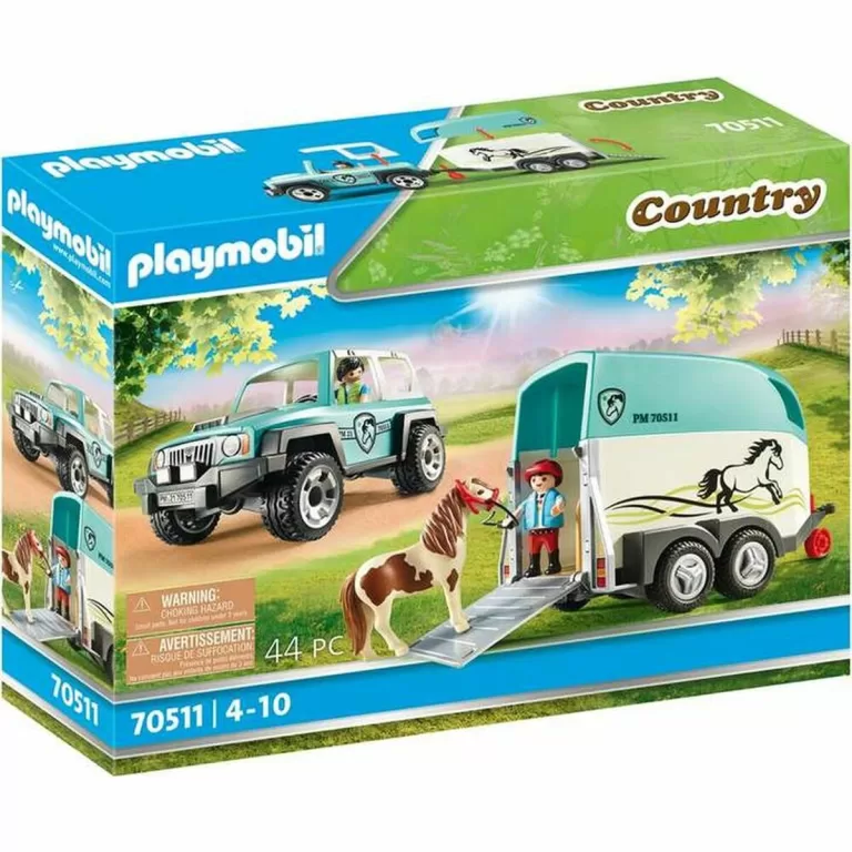 Playset Playmobil Country Pony Aanhanger 70511 (44 pcs)