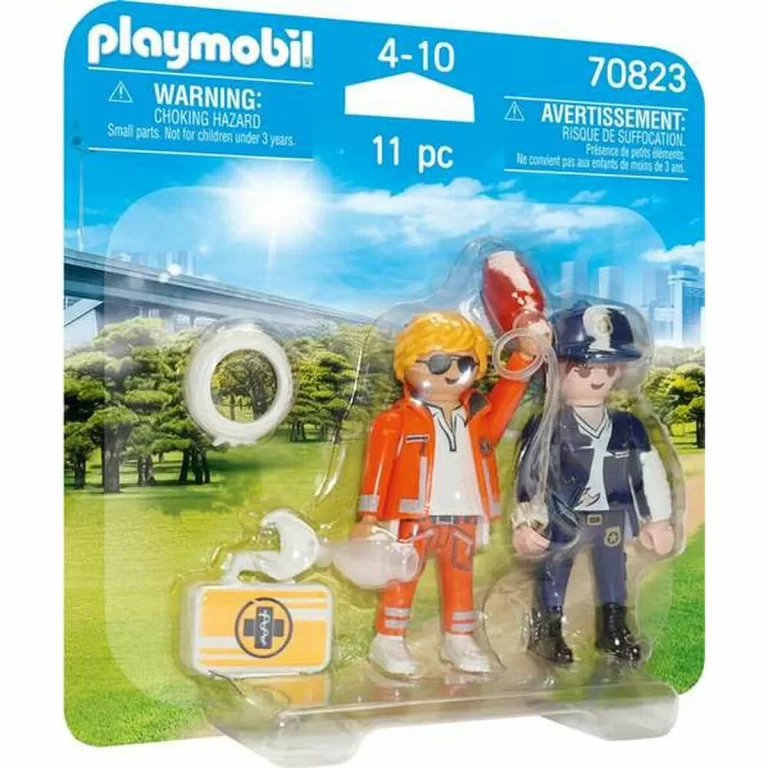 Playset Playmobil 70823 Doctor Politie 70823 (11 pcs)