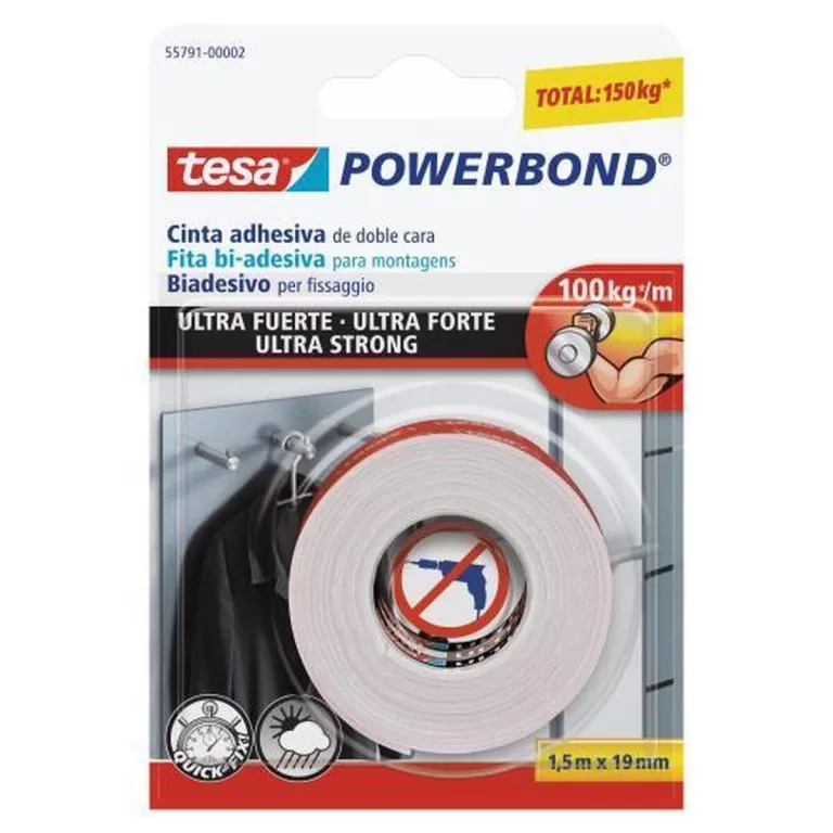 Plakband TESA Powerbond Ultra Strong (19 mm x 1