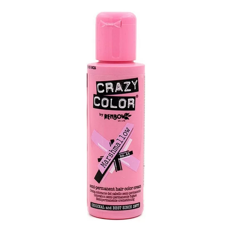 Semi-Permanente Kleur Marshmallow Crazy Color Nº 64 (100 ml)
