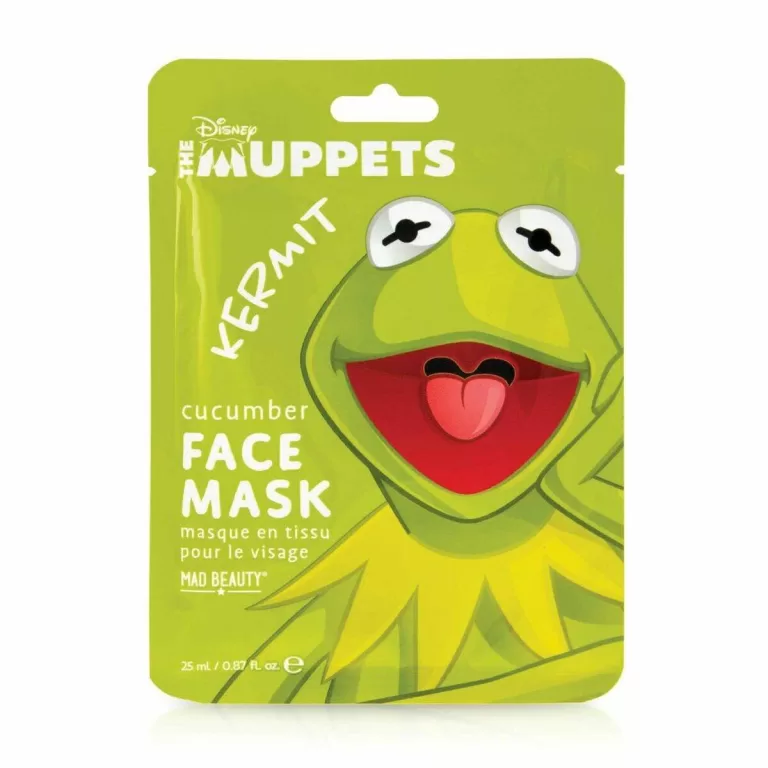 Gezichtsmasker Mad Beauty The Muppets Kermit Komkommer (25 ml)
