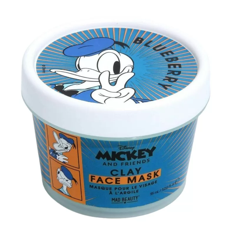 Gezichtsmasker Mad Beauty Disney M&F Donald Klei Bosbessen (95 ml)