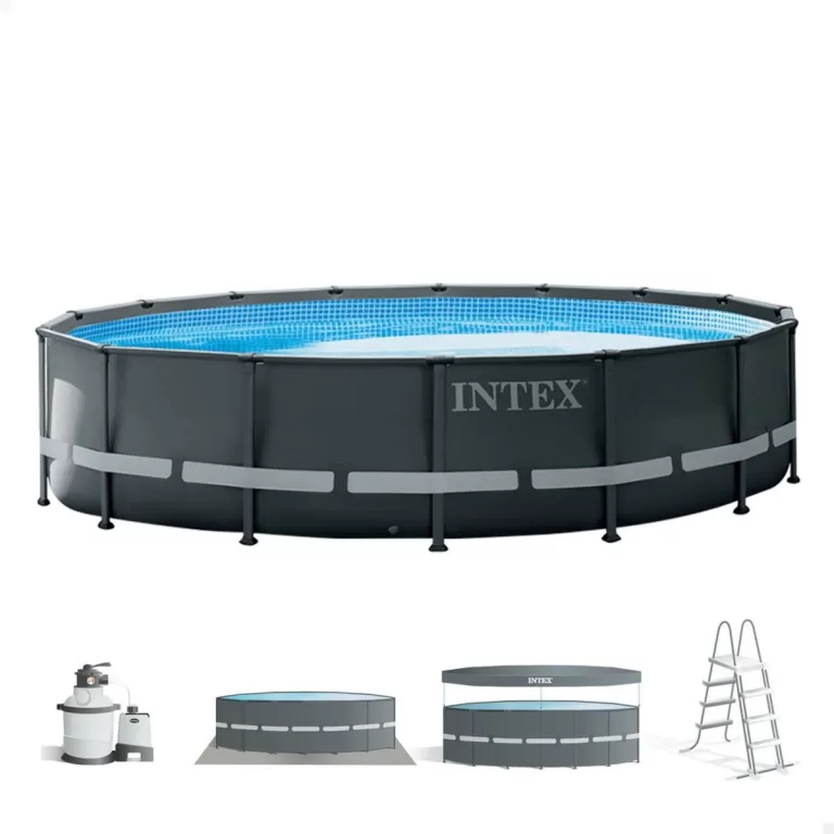 Zwembad Verwijderbaar Intex 488 x 122 x 488 cm