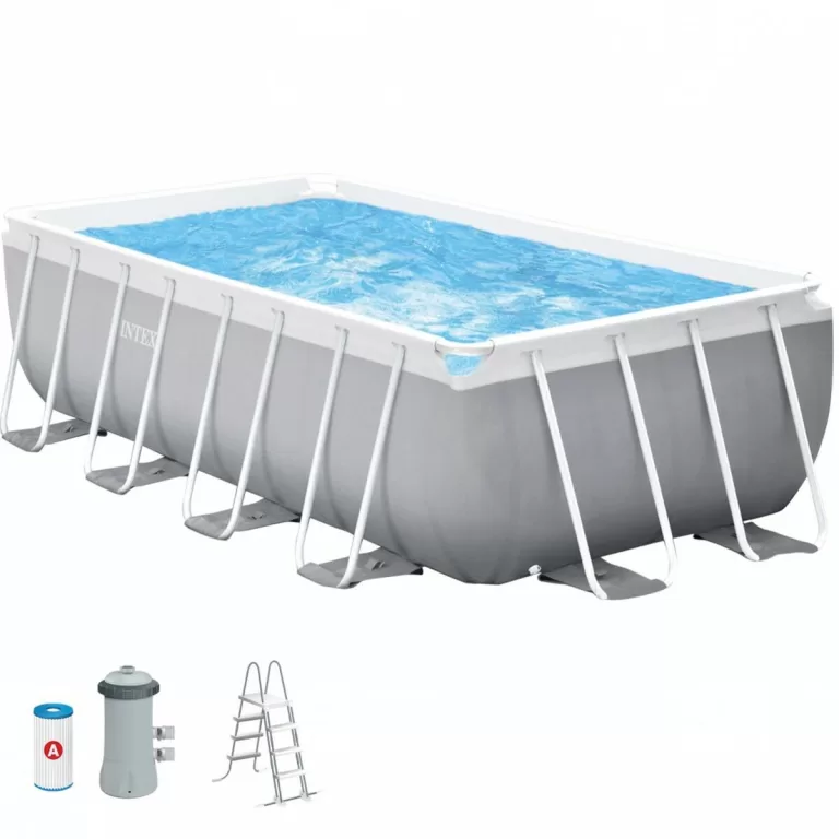 Zwembad Verwijderbaar Intex 400 x 122 x 400 cm