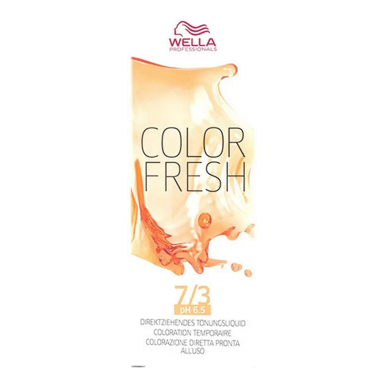 Semi-Permanente Kleur Color Fresh Wella Nº 7/3 (75 ml)