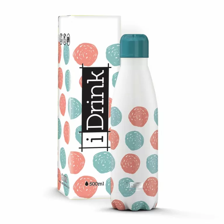 Thermosfles iTotal Dots Wit Roestvrij staal (500 ml)