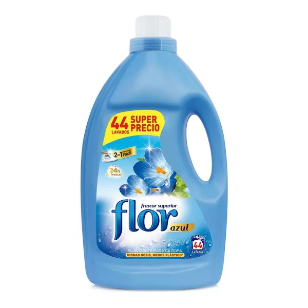 Geconcentreerde wasverzachter Flor Blauw (2