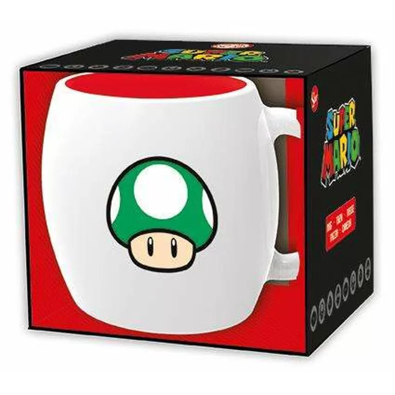 Kopje met doos Super Mario 1-UP Keramisch 360 ml