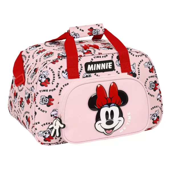 Sporttas Minnie Mouse Me time Roze (40 x 24 x 23 cm)