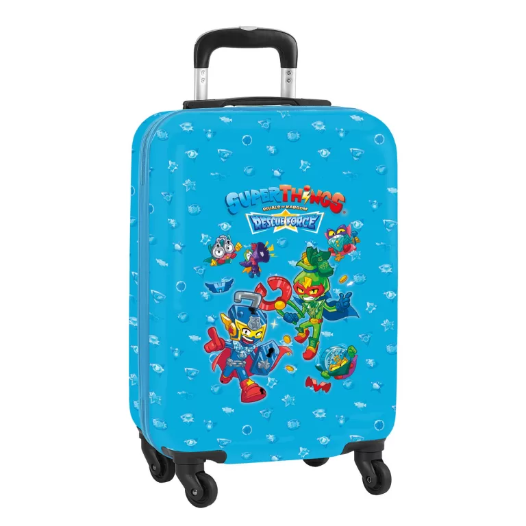 Rolkoffer SuperThings Rescue Force 34.5 x 55 x 20 cm Blauw 20''