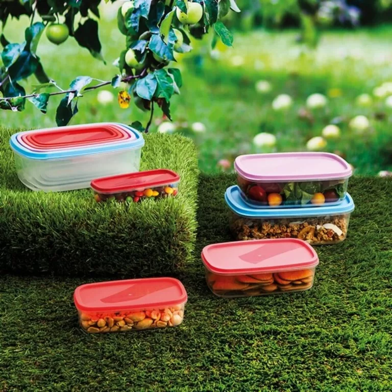 Set 5 Lunchboxen Quid Habitat Plastic