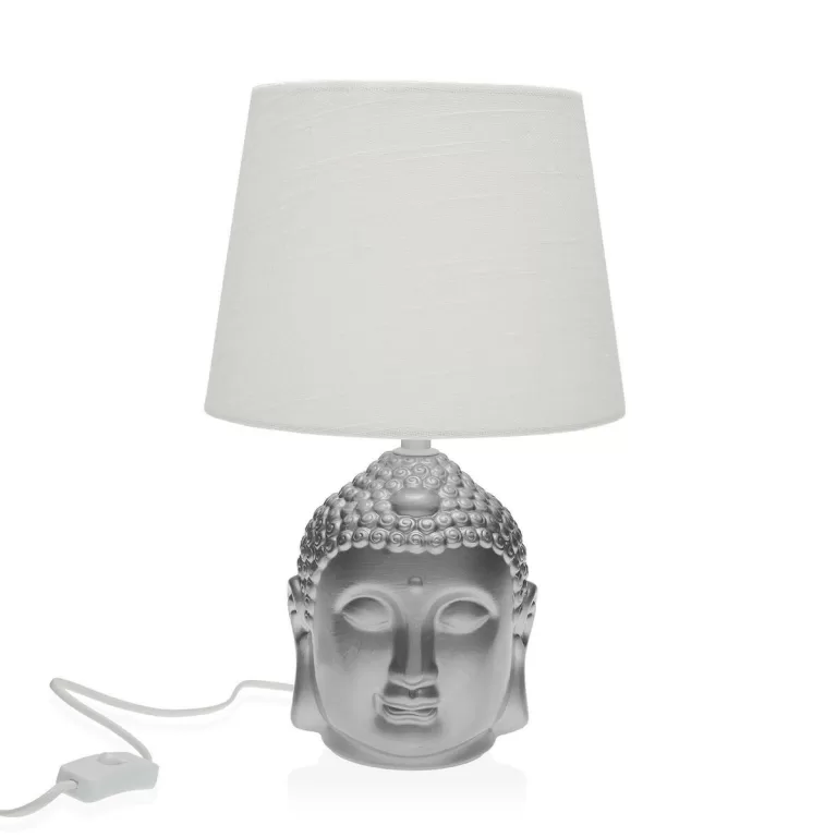 Bureaulamp Versa Zilverkleurig Boeddha 21 x 33 x 21 cm Porselein 220-240 V