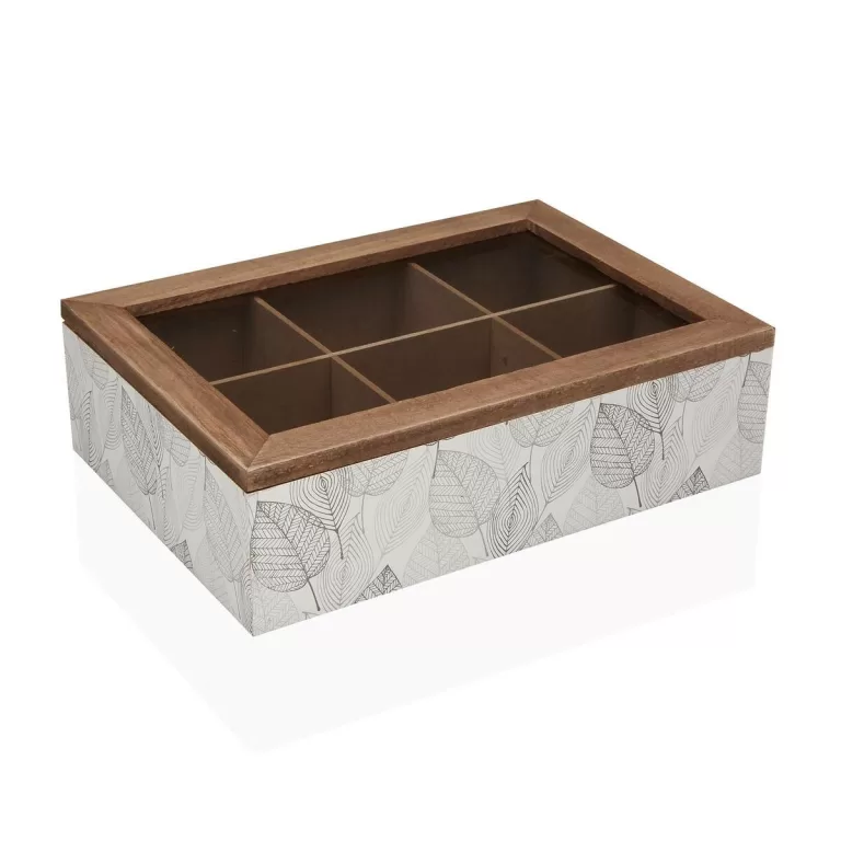 Box for Infusions Versa Gardee Hout 17 x 7 x 24 cm