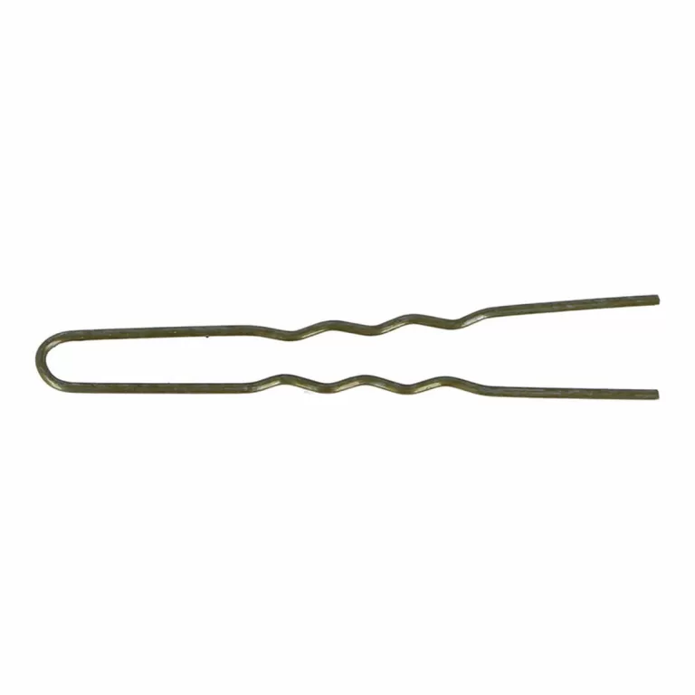 Haarspelden voor knotjes Eurostil 400 HORQ.INVISIBLES Brons (400 uds)(65 mm)