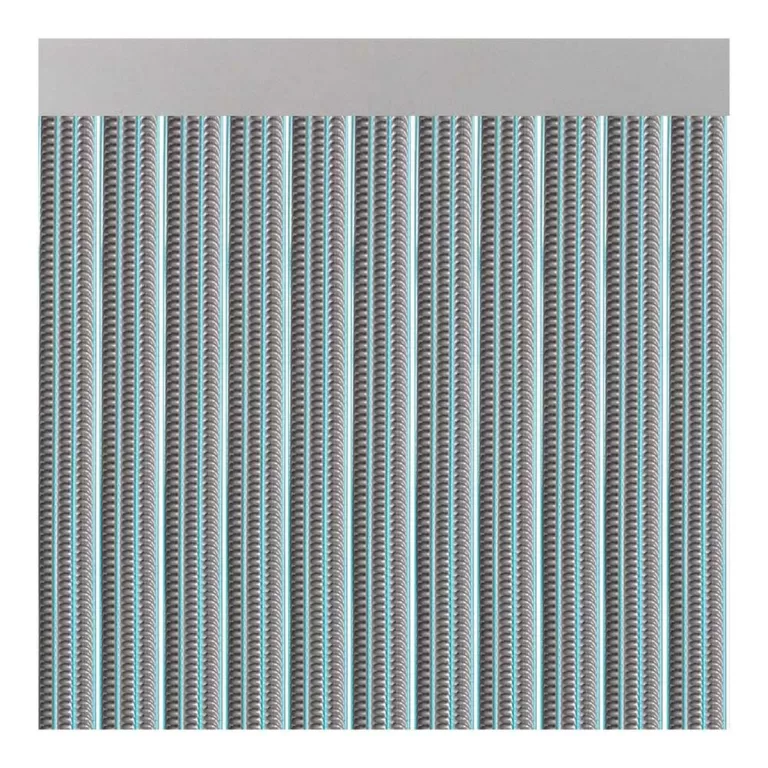 Gordijn Acudam Lisboa Deuren Grijs Buitenkant PVC Aluminium 90 x 210 cm