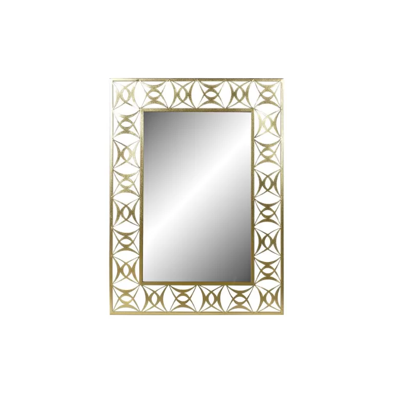 Wandspiegel DKD Home Decor Gouden Metaal Kristal 30 x 40 cm 66 x 2 x 91