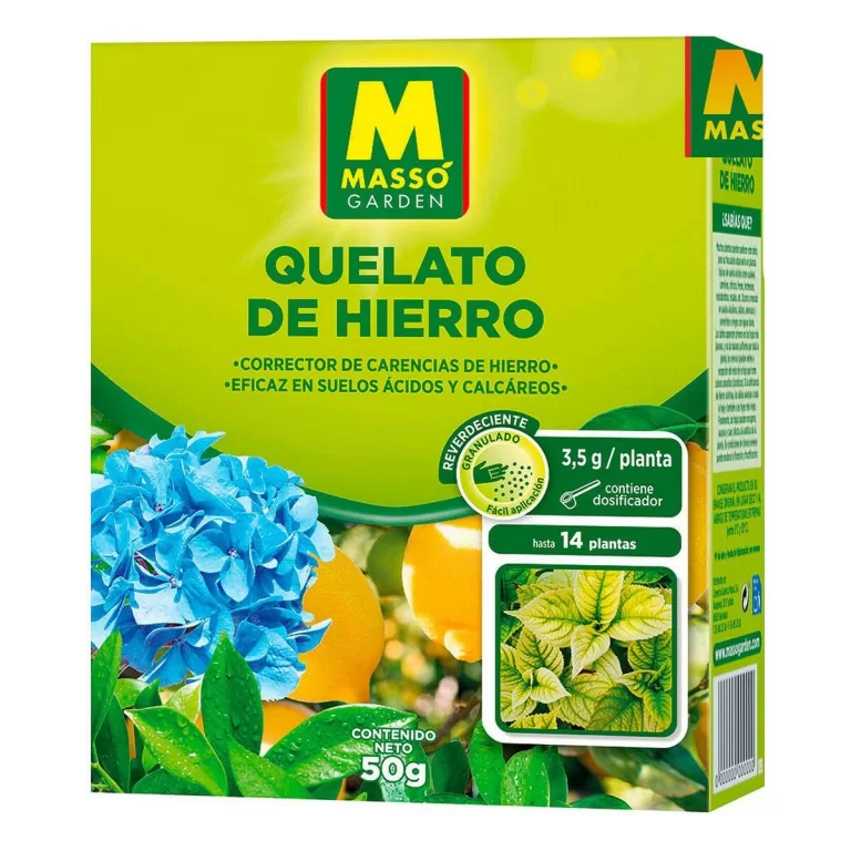 Kunstmest voor planten Massó Quelato de Hierro (50 g)