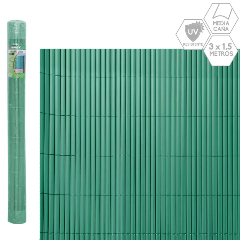 Schutting Groen PVC Plastic 3 x 1